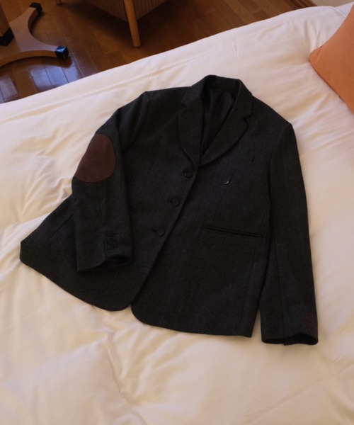 INTER FACTORY(インターファクトリー)の「haruka - アソート2wayテーラードジャケット - made in INTERFACTORY(テーラードジャケット・レディース・チャコールグレー/ブラウン・FREE)」の15枚目の写真