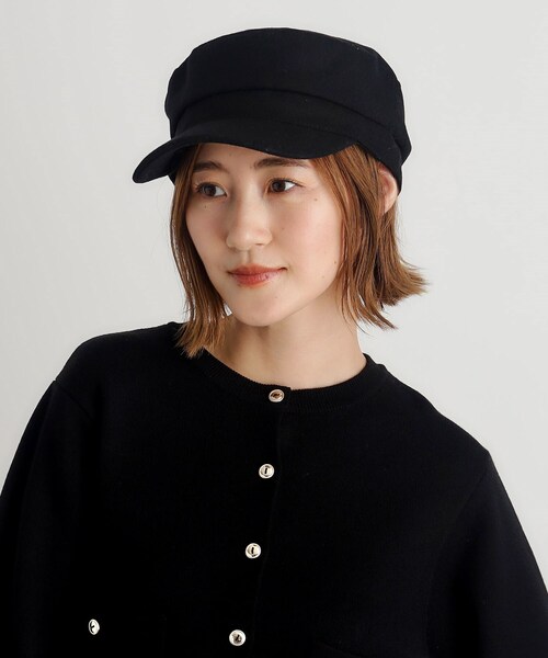 grove（グローブ）の「◆ウール混マリンキャスケット（キャスケット・レディース・ブラック/グレー系1・00）」の4枚目の写真