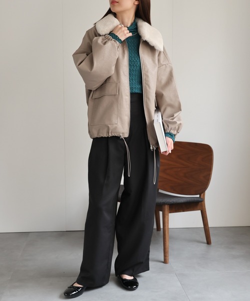 model：162cm 着用サイズ：F