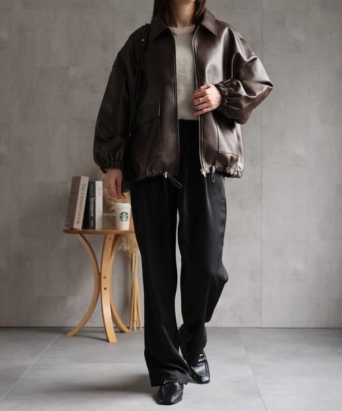 kiyoshi　50s ロカビリー　レミニッセンス　レザーブルゾン sakishimatokyo レザージャケット ライダース 「選べる2タイプ