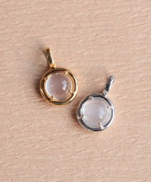 NOIR DE POUPEE | flavor ムーンストーン　ラウンドカボション　チャーム　silver925(チャーム)