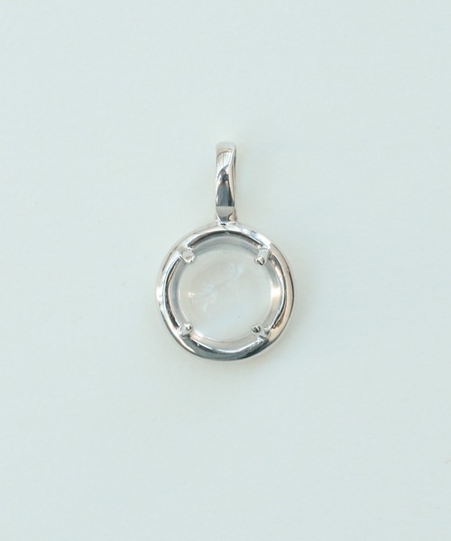 NOIR DE POUPEE（ノワールドプーペ）の「flavor ムーンストーン　ラウンドカボション　チャーム　silver925（チャーム・レディース・ゴールド/シルバー・FREE）」の4枚目の写真