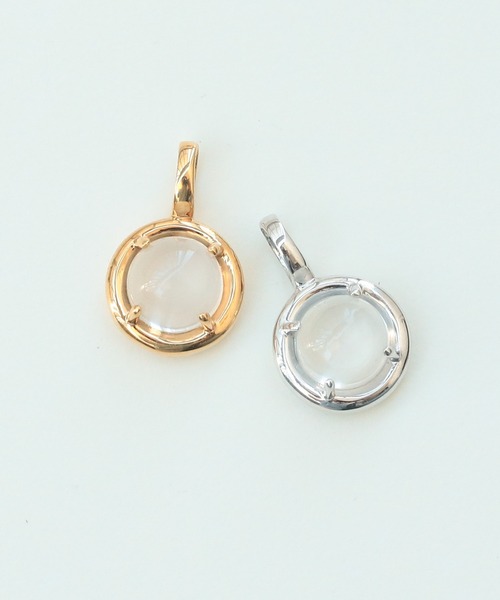 NOIR DE POUPEE（ノワールドプーペ）の「flavor ムーンストーン　ラウンドカボション　チャーム　silver925（チャーム・レディース・ゴールド/シルバー・FREE）」の12枚目の写真