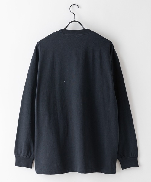ragged mountain(ラギットマウンテン)の「【RAGGED MOUNTAIN/ラギットマウンテン】ワンポイントプリント ロングスリーブTシャツ(Tシャツ/カットソー・メンズ・グレイッシュブルー/カーキ/ブラック/ホワイト・X-LARGE/LARGE/MEDIUM)」の11枚目の写真