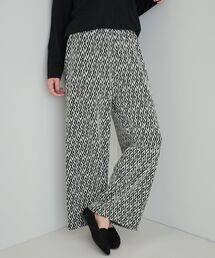 Cutie Blonde | ジオメトリック柄イージーパンツ(その他パンツ)