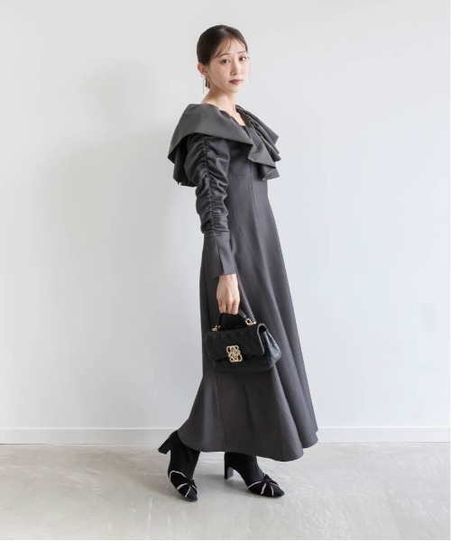 RANDA（ランダ）の「ビジューベロアリボンブーツ（ブーツ）」 - WEAR