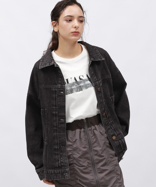 LAKOLE(ラコレ)の「デニムジャケット / 147173(デニムジャケット・レディース・ライトブルー/ブラック・MEDIUM/SMALL)」の22枚目の写真