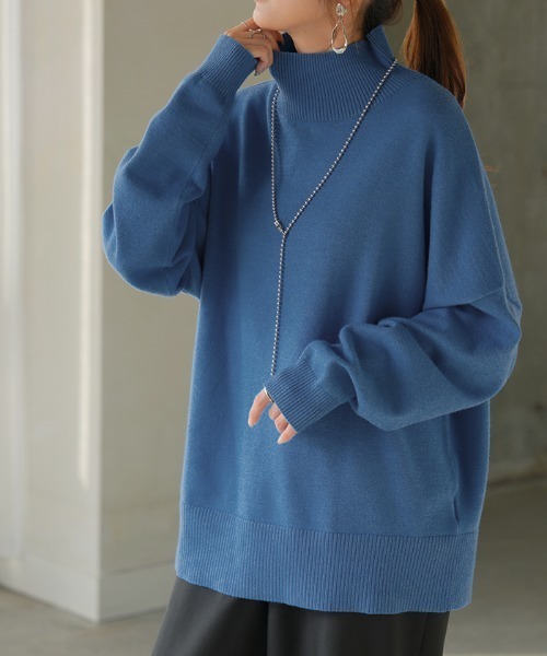 プチプラを超えた ハイネックニット（ニット/セーター）｜HUG.U