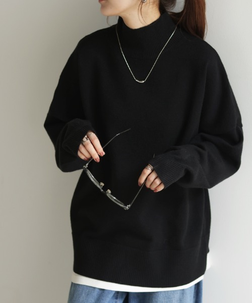 プチプラを超えた ハイネックニット（ニット/セーター）｜HUG.U