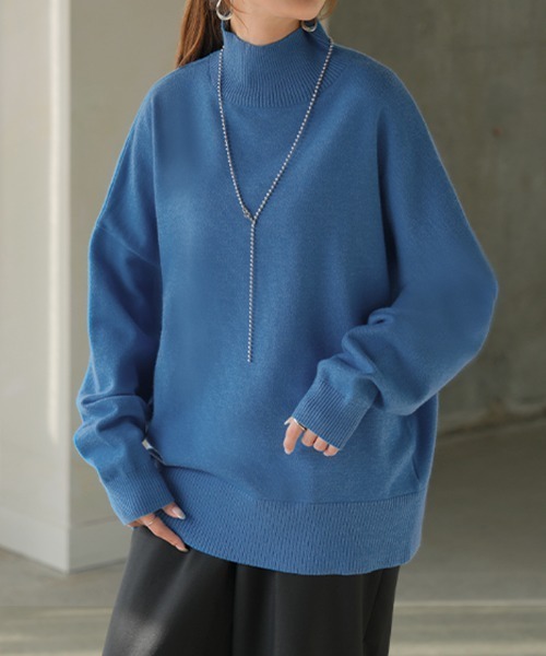 プチプラを超えた ハイネックニット（ニット/セーター）｜HUG.U
