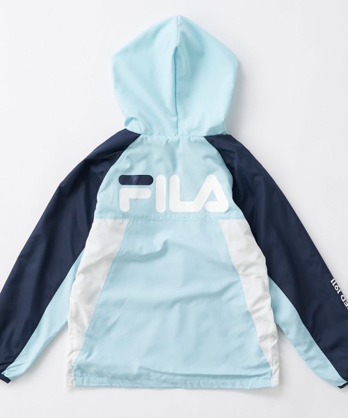 FILA - FILAフィラ　フーディージャケット　パーカーM♡プリンス　エレッセ　ヨネックス FILA パーカー 「FILA/フィラ」ロゴプリントストレッチプル