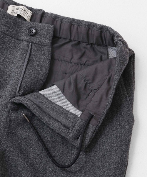 URBAN RESEARCH Sonny Label（アーバンリサーチサニーレーベル）の「ソフトメルトンイージーパンツ（その他パンツ・メンズ・チャコールグレー/ブラック・MEDIUM/LARGE）」の17枚目の写真