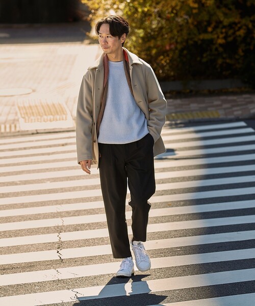 SHIPS（シップス）の「SHIPS: ダウン ファブリック オーバー ジャケット（ダウンジャケット/コート・メンズ・ダークグレー/ベージュ/ブラック・SMALL/MEDIUM/LARGE/X-LARGE）」の17枚目の写真