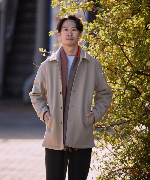 セール】SHIPS: ダウン ファブリック オーバー ジャケット（ダウン