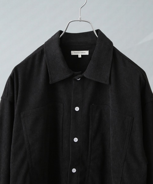 【セール】NORMANBROS別注 ワイドポケット コーデュロイシャツ(シャツ/ブラウス)|NORMANBROS(ノーマンブロス) 【セール】NORMANBROS別注 ワイドポケット コーデュロイシャツ(シャツ/ブラウス)|NORMANBROS(ノーマンブロス)