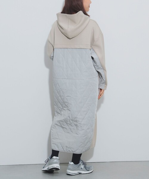 異素材切替 キルティング コクーンワンピース（ウォッシャブル）（ワンピース）｜BEAMS HEART（ビームスハート） pattayablatt.com
