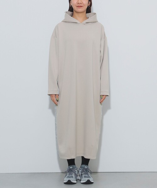 異素材切替 キルティング コクーンワンピース（ウォッシャブル）（ワンピース）｜BEAMS HEART（ビームスハート） pattayablatt.com