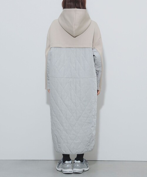 異素材切替 キルティング コクーンワンピース（ウォッシャブル）（ワンピース）｜BEAMS HEART（ビームスハート） pattayablatt.com