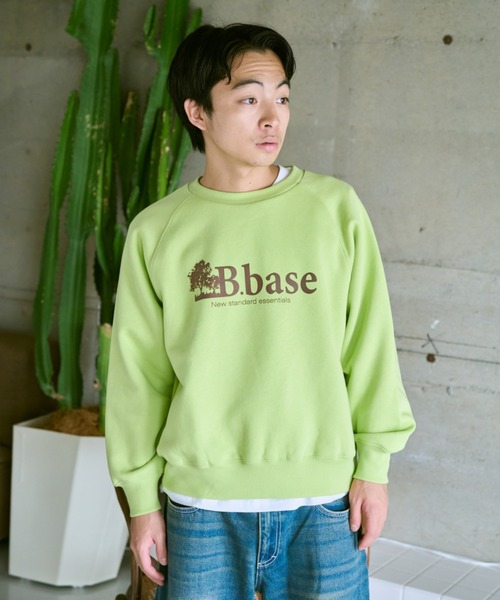 BROKEN BASE(ブロークンベース)の「ツリーロゴスウェット(スウェット・メンズ・ネイビー/グリーン/エメラルドブルー/ホワイト系・SMALL/MEDIUM/LARGE)」の17枚目の写真