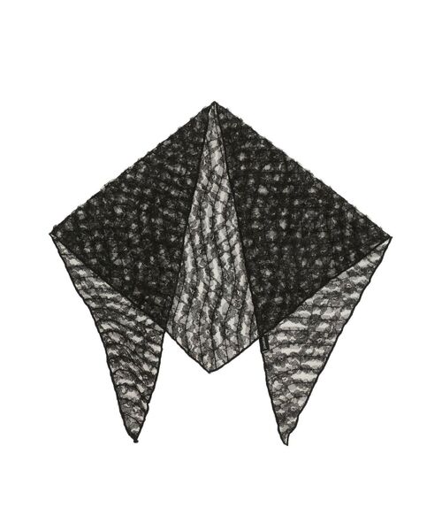 jouetie（ジュエティ）の「レースバンダナ（バンダナ/スカーフ・レディース・ブラック/オフホワイト/ブルー・FREE）」の14枚目の写真