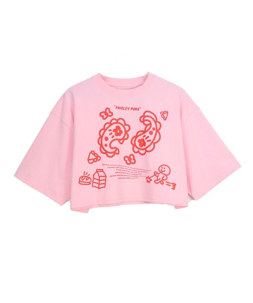 moyan ecri(モヤン エクリ)の「<moyan ecri>ショート丈プリントTシャツmessage illustration short Tshirt(Tシャツ/カットソー・レディース・ピンク系その他/グレー系その他/ピンク/ホワイト/ホワイト系その他・FREE)」の19枚目の写真