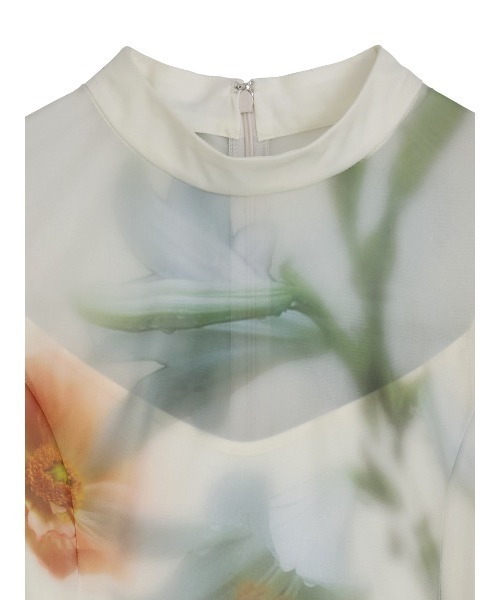 AMERI ★ SMOKE FLOWER FLARE DRESS Ameri VINTAGE（アメリ ヴィンテージ）SMOKE FLOWER FLARE DRESS