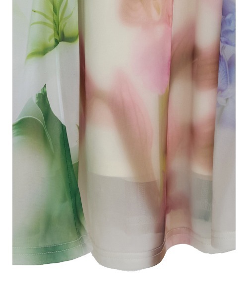 Ameri（アメリ）の「SMOKE FLOWER FLARE DRESS（ワンピース）」 - WEAR