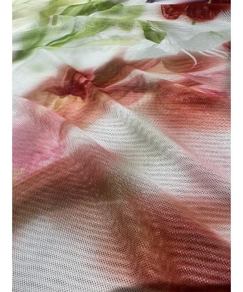 AMERI SMOKE FLOWER FLARE DRESS サイズM SMOKE FLOWER FLARE DRESS