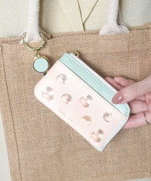 Flowering（フラワーリング）の「クマ/犬/ミニハート刺繍/ニュアンスキルティング/メタリックカラー/キーポーチ（キーケース/キーアクセサリー）」