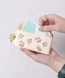 Flowering（フラワーリング）の「クマ/犬/ミニハート刺繍/ニュアンスキルティング/メタリックカラー/キーポーチ（キーケース/キーアクセサリー）」