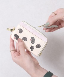 Flowering（フラワーリング）の「クマ/犬/ミニハート刺繍/ニュアンスキルティング/メタリックカラー/キーポーチ（キーケース/キーアクセサリー）」