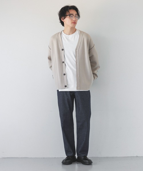 LOWRYS FARM(ローリーズファーム)の「ハイショクニットカーディガン 289670(カーディガン/ボレロ・メンズ・ブラック/グリーン/グレー・FREE)」の10枚目の写真