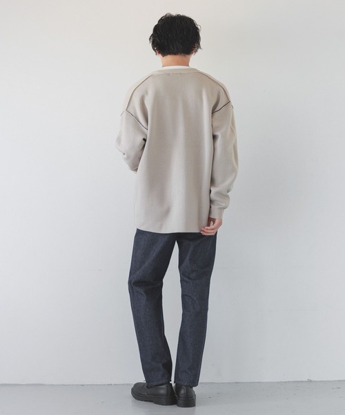 LOWRYS FARM(ローリーズファーム)の「ハイショクニットカーディガン 289670(カーディガン/ボレロ・メンズ・ブラック/グリーン/グレー・FREE)」の12枚目の写真
