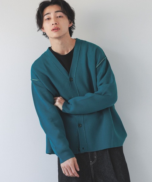 LOWRYS FARM(ローリーズファーム)の「ハイショクニットカーディガン 289670(カーディガン/ボレロ・メンズ・ブラック/グリーン/グレー・FREE)」の17枚目の写真