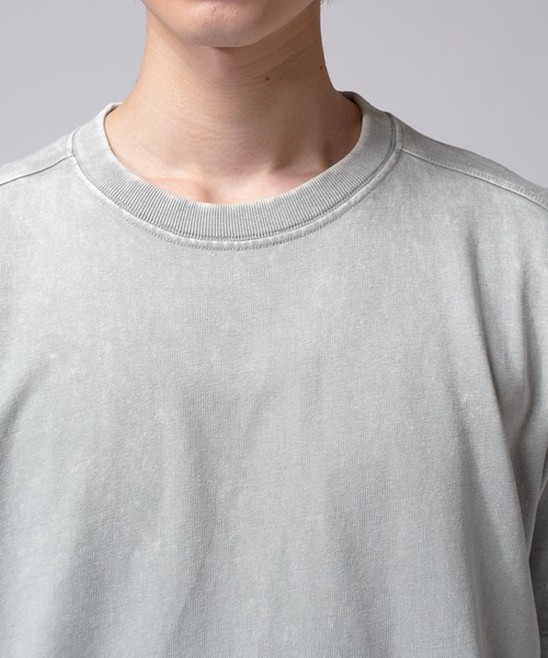 Lui's(ルイス)の「パウダーブリーチコンパクトTee(Tシャツ/カットソー・メンズ・ライトグレー/ブラック・S/M)」の10枚目の写真