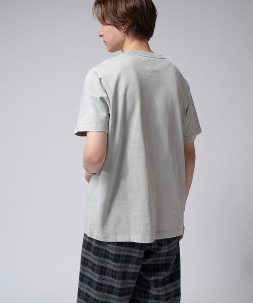 Lui's(ルイス)の「パウダーブリーチコンパクトTee(Tシャツ/カットソー・メンズ・ライトグレー/ブラック・S/M)」の19枚目の写真