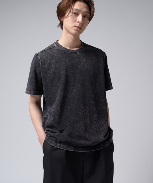 Lui's(ルイス)の「パウダーブリーチコンパクトTee(Tシャツ/カットソー・メンズ・ライトグレー/ブラック・S/M)」の14枚目の写真