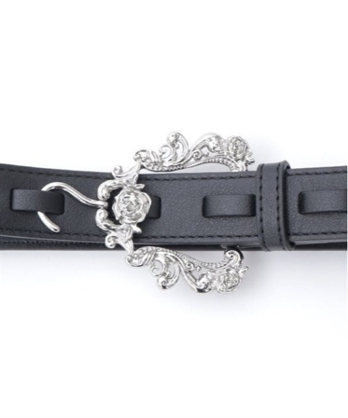 装飾フック金具合皮ベルト（ベルト）｜axes femme（アクシーズファム