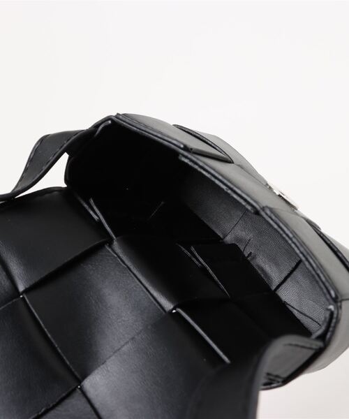 L LABEL（エルラベル）の「イントレチャートスクエアミニバッグ（ショルダーバッグ・レディース・グリーン/ブラウン/ホワイト/ブラック・FREE）」の14枚目の写真