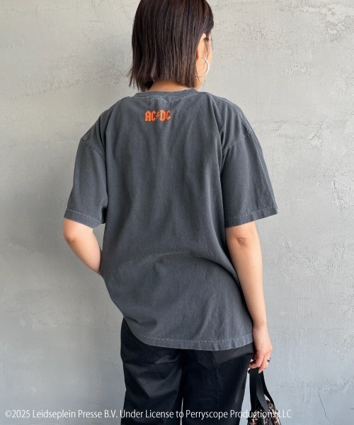 未使用☆GOOD ROCK SPEED　AC/DC Pigment Rock T GOOD ROCK SPEED/グッドロックスピード] 別注 AC/DC ロック