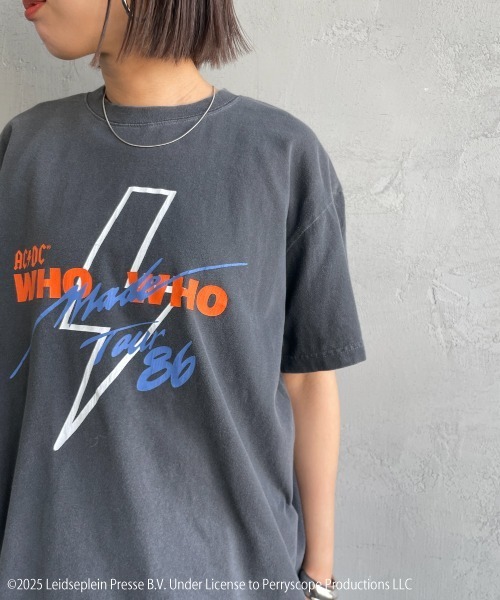 GOOD ROCK SPEED（グッドロックスピード）の「[GOOD ROCK SPEED/グッドロックスピード] 別注 AC/DC ロックプリントTシャツ(TOUR 86)（Tシャツ/カットソー・レディース・チャコール・M/L/XL）」の16枚目の写真