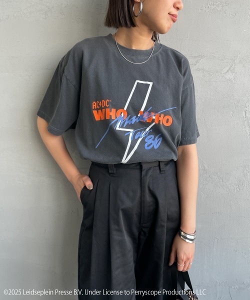 【AC/DC】Tシャツ⑥ Sサイズ AC/DC Band T -shirt XL Black Cotton High Voltage Big Size