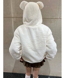 PHILLY（フィリー）の「【PHILLY】クマ耳フェイクファーパーカー（ブルゾン）」