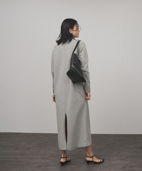 SALON adam et ropé スプリットレザーミドルトートバッグ スプリットレザーミドルトートバッグ/バケットバッグ［WEB限定