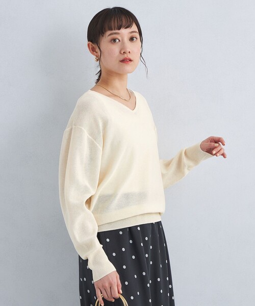 【期間限定】 セール】シャーリー 2WAY -ウォッシャブル ニット プルオーバー トップス