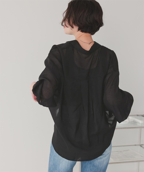 ベーシックシアーシャツ（シャツ/ブラウス）｜titivate（ティティ