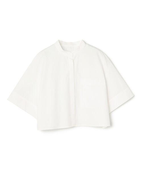 uncrave（アンクレイヴ）の「カラータイプライター ショートシャツ（シャツ/ブラウス・レディース・ピンク系/ホワイト系/グレー系/スカイブルー系/ベージュ系・F）」の21枚目の写真