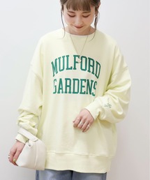 カレッジロゴ裏毛プルオーバー