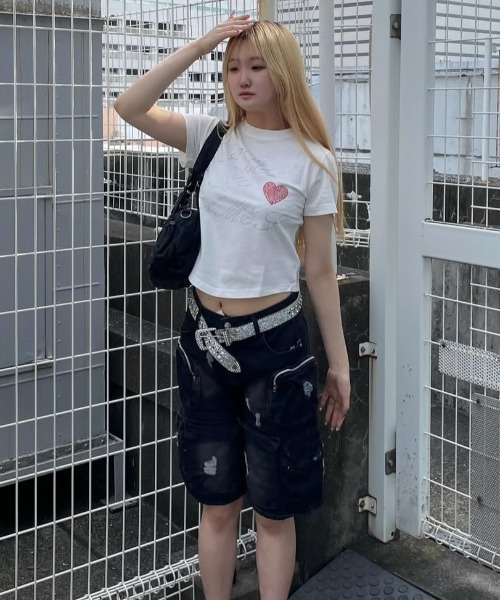 AVANDRESS★韓国★人気★hole-cut crop tee 5色/追跡あり org.jpg