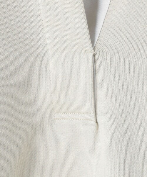 UNITED ARROWS(ユナイテッドアローズ)の「ウラケ ポロカラー カットソー(Tシャツ/カットソー・レディース・ナチュラル/ブラック・FREE)」の16枚目の写真